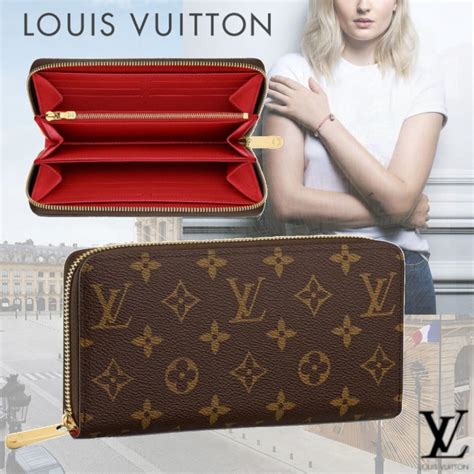 lv red monogram wallet|zippy wallet monogram louis vuitton.